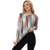 image:imageWIHOLL Workout Tops for Women Long Sleeve Sun Shirt UPF 50 UV Protection Running Hiking Clothes Quick Dry Athletic TopsPrint