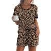 Leopard Print Black & Brown