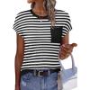 Striped Black White