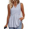 Striped Blue