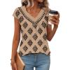 1-khaki Ethnic Floral