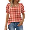 Plaid Red