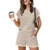 05-beige Brown Stripe