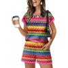 08-boho Pink Purple Stripe
