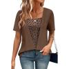 Brown Leopard Print