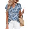 P-blue Ethnic Flower