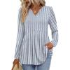 Striped Blue