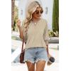 image:imageWIHOLL 34 Length Sleeve Womens Tops Summer Shirts Spring Vacation Outfits Dressy Casual Trendy Fall S3XL02stripe
