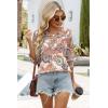 image:imageWIHOLL 34 Length Sleeve Womens Tops Summer Shirts Spring Vacation Outfits Dressy Casual Trendy Fall S3XL03ethnic Patterns