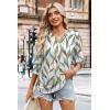image:imageWIHOLL 34 Length Sleeve Womens Tops Summer Shirts Spring Vacation Outfits Dressy Casual Trendy Fall S3XL03multi Leaf