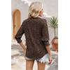 image:imageWIHOLL 34 Length Sleeve Womens Tops Summer Shirts Spring Vacation Outfits Dressy Casual Trendy Fall S3XL03navy Blue Floral