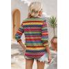 image:imageWIHOLL 34 Length Sleeve Womens Tops Summer Shirts Spring Vacation Outfits Dressy Casual Trendy Fall S3XL03tropical Bohemia