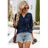 image:imageWIHOLL 34 Length Sleeve Womens Tops Summer Shirts Spring Vacation Outfits Dressy Casual Trendy Fall S3XL04blue Stripe