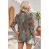 image:imageWIHOLL 34 Length Sleeve Womens Tops Summer Shirts Spring Vacation Outfits Dressy Casual Trendy Fall S3XL04bohemian Color