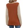 image:imageWIHOLL Blouses for Women Dressy Casual Lace Spring Long Sleeve Shirts 2026 Trendy Sweaters Waffle Knit Beach Vacation ClothesLcaramel Beige