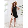 image:imageWIHOLL Casual Dresses for Women Crewneck Sleeveless Tank Dress Summer Spring Boho Vacation ClothesBlack