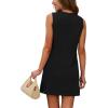 image:imageWIHOLL Casual Dresses for Women Crewneck Sleeveless Tank Dress Summer Spring Boho Vacation ClothesBlack