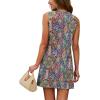 image:imageWIHOLL Casual Dresses for Women Crewneck Sleeveless Tank Dress Summer Spring Boho Vacation ClothesBoho Print