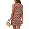 image:imageWIHOLL Casual Dresses for Women Crewneck Sleeveless Tank Dress Summer Spring Boho Vacation ClothesFloral Bohemian