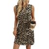 image:imageWIHOLL Casual Dresses for Women Crewneck Sleeveless Tank Dress Summer Spring Boho Vacation ClothesLeopard Print