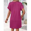 image:imageWIHOLL Dresses for Women 2026 Casual Summer Tshirt Dress Wedding Guest Dresses Fashion Beach Vacation Clothes0hot Pink