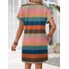 image:imageWIHOLL Dresses for Women 2026 Casual Summer Tshirt Dress Wedding Guest Dresses Fashion Beach Vacation Clothes1colorful Stripe