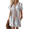 image:imageWIHOLL Dresses for Women 2026 Casual Summer Tshirt Dress Wedding Guest Dresses Fashion Beach Vacation Clothes5white Tie Dye