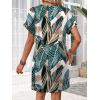 image:imageWIHOLL Dresses for Women 2026 Casual Summer Tshirt Dress Wedding Guest Dresses Fashion Beach Vacation ClothesFloral Palm Leaf