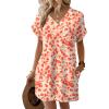 image:imageWIHOLL Dresses for Women 2026 Casual Summer Tshirt Dress Wedding Guest Dresses Fashion Beach Vacation ClothesFloral Pink