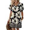 image:imageWIHOLL Dresses for Women 2026 Casual Summer Tshirt Dress Wedding Guest Dresses Fashion Beach Vacation ClothesVintage Floral