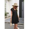 image:imageWIHOLL Dresses for Women Summer Casual Wedding Guest Dress Lace Short Sleeve Cute Sundresses Fashion Beach Vacation Clothes1black