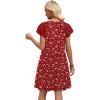 image:imageWIHOLL Dresses for Women Summer Casual Wedding Guest Dress Lace Short Sleeve Cute Sundresses Fashion Beach Vacation Clothes2white Dot