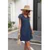 image:imageWIHOLL Dresses for Women Summer Casual Wedding Guest Dress Lace Short Sleeve Cute Sundresses Fashion Beach Vacation ClothesBlue