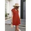 image:imageWIHOLL Dresses for Women Summer Casual Wedding Guest Dress Lace Short Sleeve Cute Sundresses Fashion Beach Vacation ClothesOrange