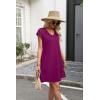 image:imageWIHOLL Dresses for Women Summer Casual Wedding Guest Dress Lace Short Sleeve Cute Sundresses Fashion Beach Vacation ClothesPurple