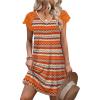 image:imageWIHOLL Dresses for Women Summer Casual Wedding Guest Dress Lace Short Sleeve Cute Sundresses Fashion Beach Vacation ClothesRhombus Print