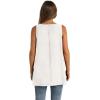 image:imageWIHOLL Loose Fit Tank Tops for Women Scoop Neck Summer Side Split Sleeveless Shirts 2026 FashionBwhite
