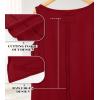image:imageWIHOLL Loose Fit Tank Tops for Women Scoop Neck Summer Side Split Sleeveless Shirts 2026 FashionC0 Wine