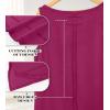 image:imageWIHOLL Loose Fit Tank Tops for Women Scoop Neck Summer Side Split Sleeveless Shirts 2026 FashionDgrey Purple