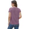 image:imageWIHOLL Short Sleeve Sweater for Women Summer Tops Crew Neck Fashion Clothing Tshirts Shirts Travel Outfits Dressy CasualGrey Purple