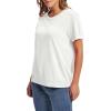 image:imageWIHOLL Short Sleeve Sweater for Women Trendy Summer Tops 2026 Early Spring Fashion Business Casual Outfits01  Off White