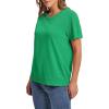 image:imageWIHOLL Short Sleeve Sweater for Women Trendy Summer Tops 2026 Early Spring Fashion Business Casual Outfits06  Green