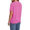 image:imageWIHOLL Short Sleeve Sweater for Women Trendy Summer Tops 2026 Early Spring Fashion Business Casual Outfits07  Hot Pink