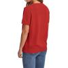 image:imageWIHOLL Short Sleeve Sweater for Women Trendy Summer Tops 2026 Early Spring Fashion Business Casual Outfits09  Red