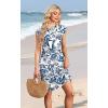 image:imageWIHOLL Summer Dresses for Women 2026 Cap Sleeve Casual Sundresses Floral Tiered Swing Fashion Beach Vacation Dress01  Vintage Blue Floral