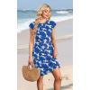 image:imageWIHOLL Summer Dresses for Women 2026 Cap Sleeve Casual Sundresses Floral Tiered Swing Fashion Beach Vacation Dress02  Blue Lotus Print