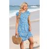 image:imageWIHOLL Summer Dresses for Women 2026 Cap Sleeve Casual Sundresses Floral Tiered Swing Fashion Beach Vacation Dress02  Blue White