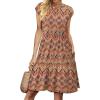 image:imageWIHOLL Summer Dresses for Women 2026 Cap Sleeve Casual Sundresses Floral Tiered Swing Fashion Beach Vacation Dress02  Boho Print