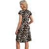 image:imageWIHOLL Summer Dresses for Women 2026 Cap Sleeve Casual Sundresses Floral Tiered Swing Fashion Beach Vacation Dress02  Leopard Print
