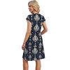 image:imageWIHOLL Summer Dresses for Women 2026 Cap Sleeve Casual Sundresses Floral Tiered Swing Fashion Beach Vacation Dress02  Navy Damask